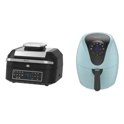 Emtronics 4.5L Aqua & 6.3L Air Fryer Set