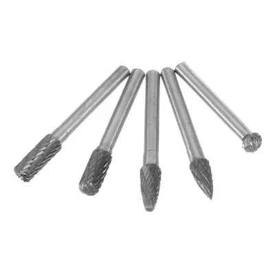 5Pcs 60x8mm Tungsten Steel Rotary File Set Grinding Head Rasp Burrs Abrasive Tool