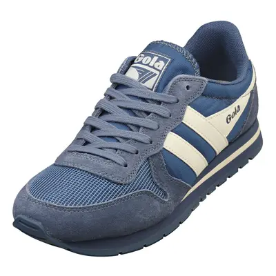 (4) Gola Daytona Womens Fashion Trainers in Blue White