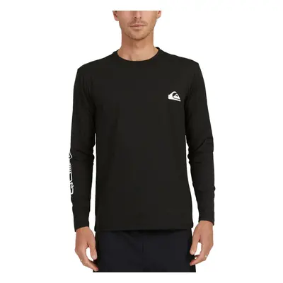 (S, Black) Quiksilver Mens Omni Session Long Sleeve UPF Surf T-Shirt Top