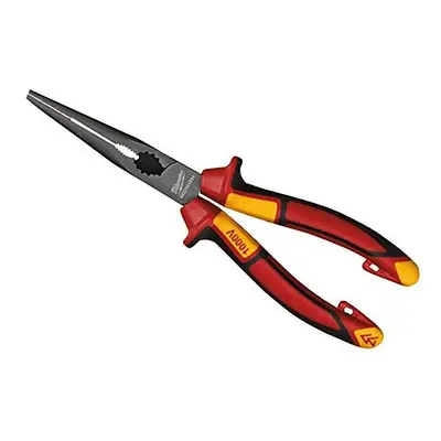 Milwaukee VDE Long Round Nose Pliers 205mm, Red