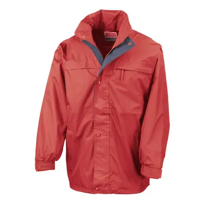 (M, Red/Navy) Result Mens Midweight Multi-Functional Waterproof Jacket