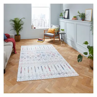 (Multi, x Cm) Think Rugs Rio K5308 Digital Print Flat Weave Rug