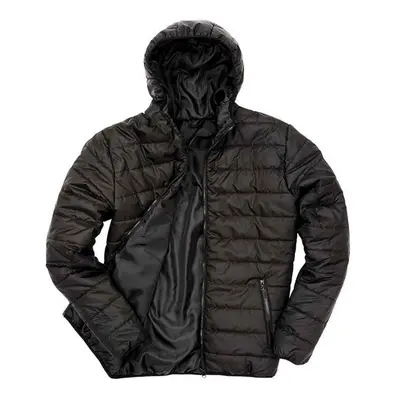 (XXL, Black/Black) Result Core Mens Soft Padded Jacket