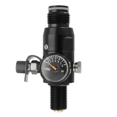 5/8"-18UNF Thread Paint Valve Ball Regulator Input 4500psi HPA Air Tank Output 1800psi Ball Valv