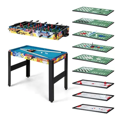 12-in-1 Combo Game Table Set Foosball Air Hockey PingPong Shuffleboard