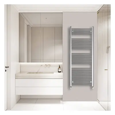 (1500x600mm) Warmehaus Straight Heated Towel Rail Central Heating for Bathroom Kitchen Radiator 