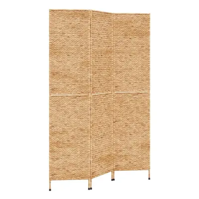 (light brown, x cm) vidaXL Room Divider Folding Balcony Privacy Screen 5-Panel Water Hyacinth