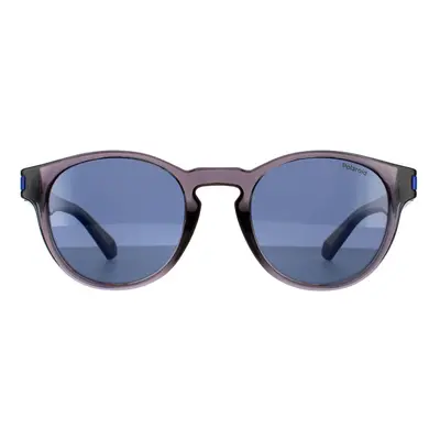 Polaroid Sunglasses PLD 2124/S 09V C3 Transparent Grey Blue Polarized