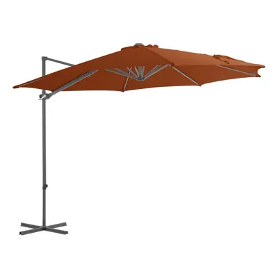 Cantilever Umbrella with Steel Pole Terracotta cm