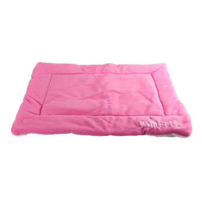 (Pink, M) Pet Cat Puppy Dog Warm Kennel Mat Washable Pet Cushion Mat