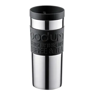 Bodum Vacuum Travel Mug, Stainless Steel, Small, 0.35 l, oz (Black)