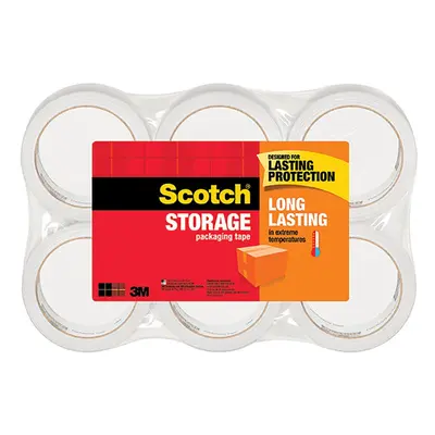 Scotch Long Lasting Storage Packaging Tape, 1.88" x 54.6 yd, Designed for Storage and Packing, S