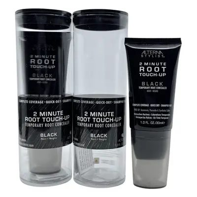 Alterna Stylist Minute Root Touch Up Temporary Root Concealer Black OZ pk