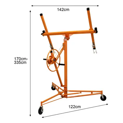 (11ft) T-Mech 11ft Drywall Hoist Plasterboard Lifter