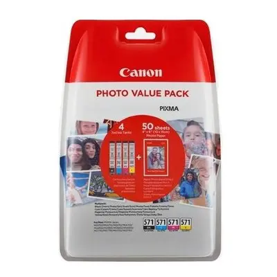 Canon 0332C005 (571XL) Ink cartridge multi pack, 11ml, Pack qty