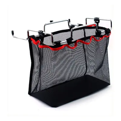 (S) Outdoor Camping Wire Rack Portable Mesh Bag Picnic Table Barbecue Kit Kitchen Net Folding Ha