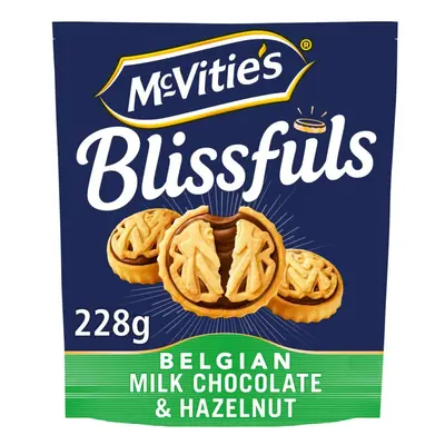 McVitie's Blissfuls Belgian Milk Chocolate & Hazelnut 42g (Pack of 24)