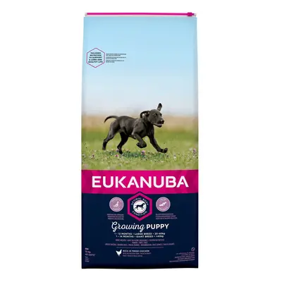 Eukanuba Puppy/Junior Dry Dog Food Large Breed Chicken, kg