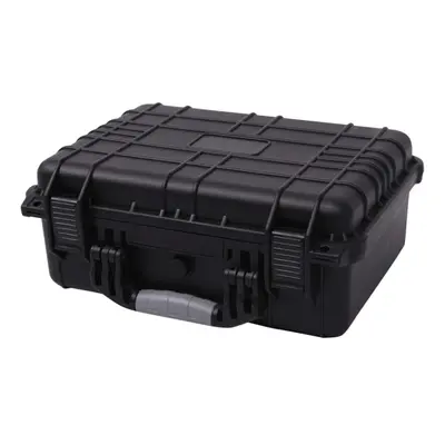 vidaXL Protective Equipment Case 40.6x33x17.4cm Black Durable Carry Box Trunk