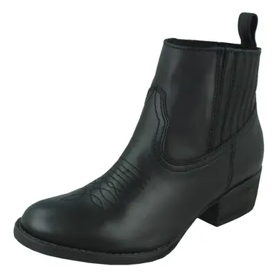 (Black, UK 3.5) Ladies Harley Davidson Ankle Boot Curwood