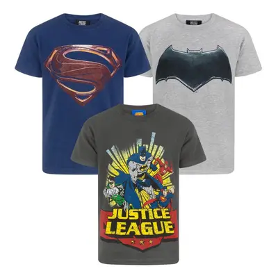 Justice League Boys T-Shirt (Pack of 3)