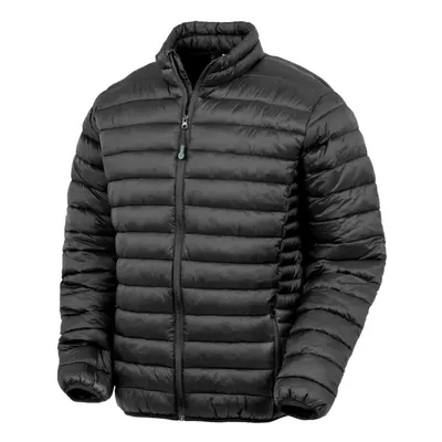 (S, Black) Result Genuine Recycled Unisex Adult Quilted Padded Jacket