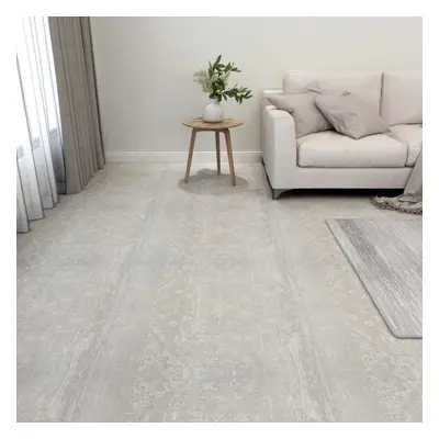 vidaXL 55x Self-adhesive Flooring Planks PVC 5.11 mÂ² Light Grey Floor Tile