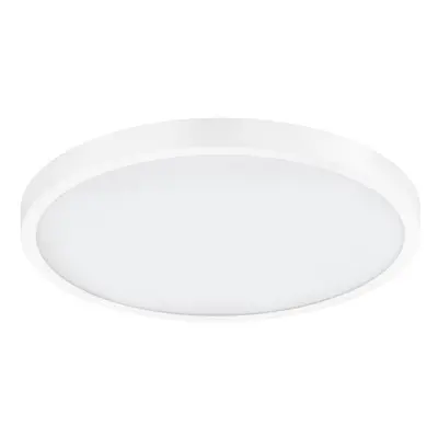 Wall / Ceiling Light White 400mm Round Surface Mounted 25W LED 4000K