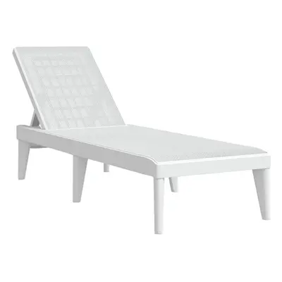 (without cushions) vidaXL Sun Lounger Daybed Garden Lounger Chaise Lounge Bed Outdoor Sun Bed PP