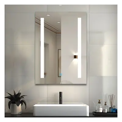 Bathroom Mirrors with Shaver Socket LED Lights Dmister 800x600mm