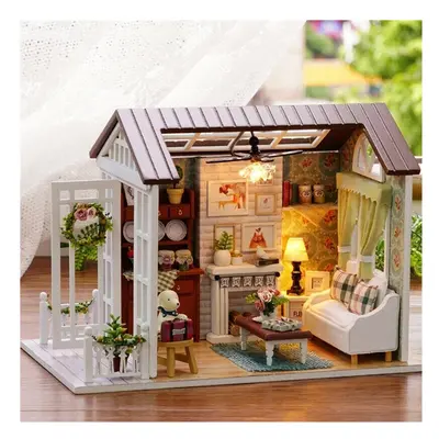 Forest Times Kits Wood Miniature DIY House Handicraft Toy Idea Gift Happy times