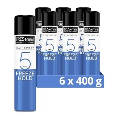 TRESemmÃ© Freeze Hold Hairspray pack of 24-hour frizz control for an ultimate strength finish ml