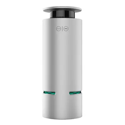 (Silver) Portable Mini Air Purifier with HEPA for Home Bedroom Kitchen Office