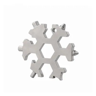 (White) Multifunctional EDC Octagonal Snowflake Wrenches Multi Purpose Octagonal Snowflake Wrenc