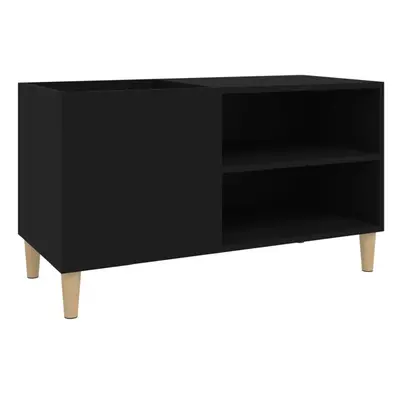 (black, 84.5 x x cm) vidaXL Record Cabinet Office Vinyl Storage Cabinet Sideboard Engineered Woo