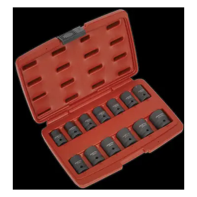 Impact Socket Set 13pc 1/2"Sq Drive Total Drive®