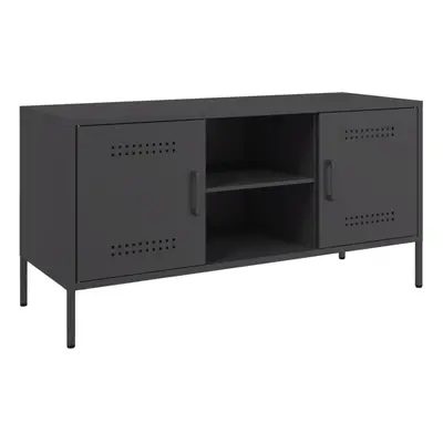 (black) vidaXL TV Cabinet TV Stand TV Unit Entertainment Centre Media Unit Pink Steel