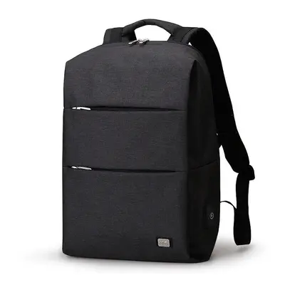 (Black) 15.6 Inches Laptop Backpack USB Charging Waterproof Traveling Business Bag