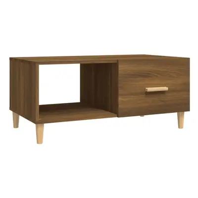 (Brown oak) vidaXL Coffee Table Engineered Wood Side Centre Accent End Table Multi Colours