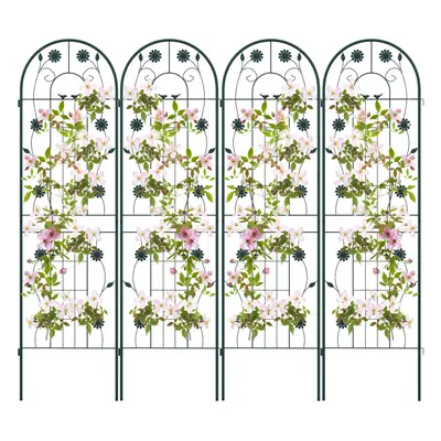 4 Pack Trellis cm x cm Metal Wire Garden Screens Backyard Lawn