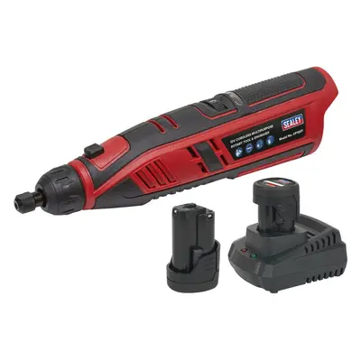 49 Piece Multipurpose Rotary Tool & Engraver Kit - Cordless & Lightweight - 12V