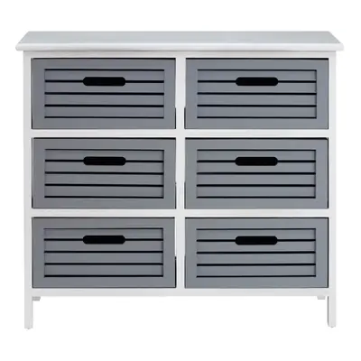 Premier Housewares Vermont Grey Drawers Unit