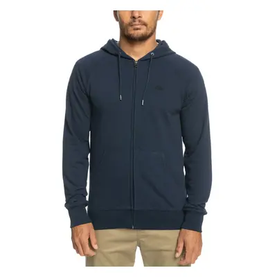 (S, Navy Blazer) Quiksilver Mens Essential Full Zip Hooded Sweatshirt Hoody Hoodie Jacket