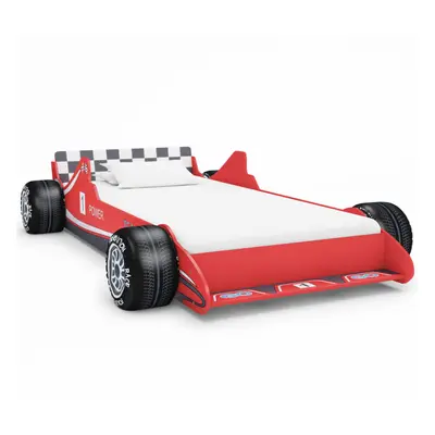 vidaXL Children's Race Car Bed 90x200cm Red Toddler Beds Kid's Bed Design Bed