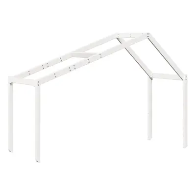 vidaXL Kids' Bed Roof Kids Bed Canopy White 213x85.5x144.5 cm Solid Wood Pine