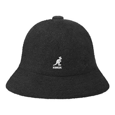 (Black, M) KANGOL Bermuda Casual Bucket Hat Terry Towelling 0397BC Summer Sun Brim Cap - Tarum