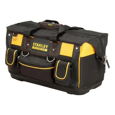 STANLEY FATMAX Open Mouth Rigid Tool Bag with Storage Compartment, Multi-Pockets Storage Organis