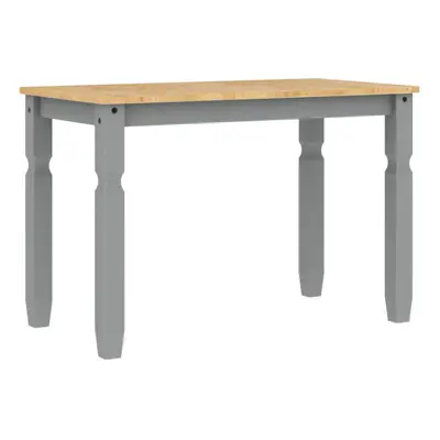 vidaXL Dining Table Dining Room Kitchen Dinner Table Grey Solid Wood Pine