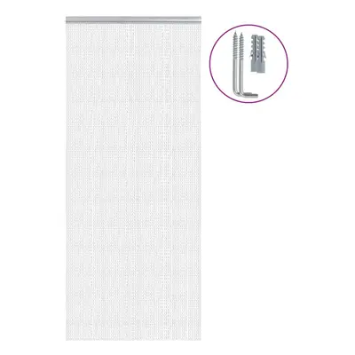 (90 x cm) vidaXL Chain Door Fly Screen Chain Curtain Door Screen 90x220 cm Aluminium